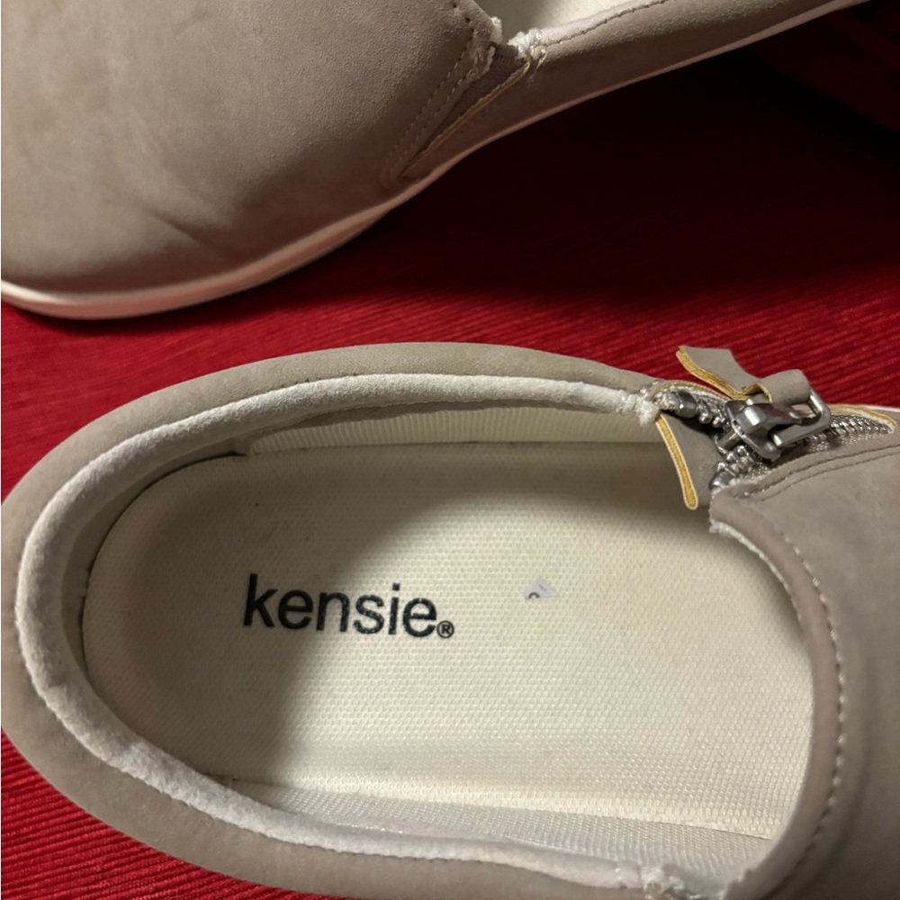 Tan suede like shoes
